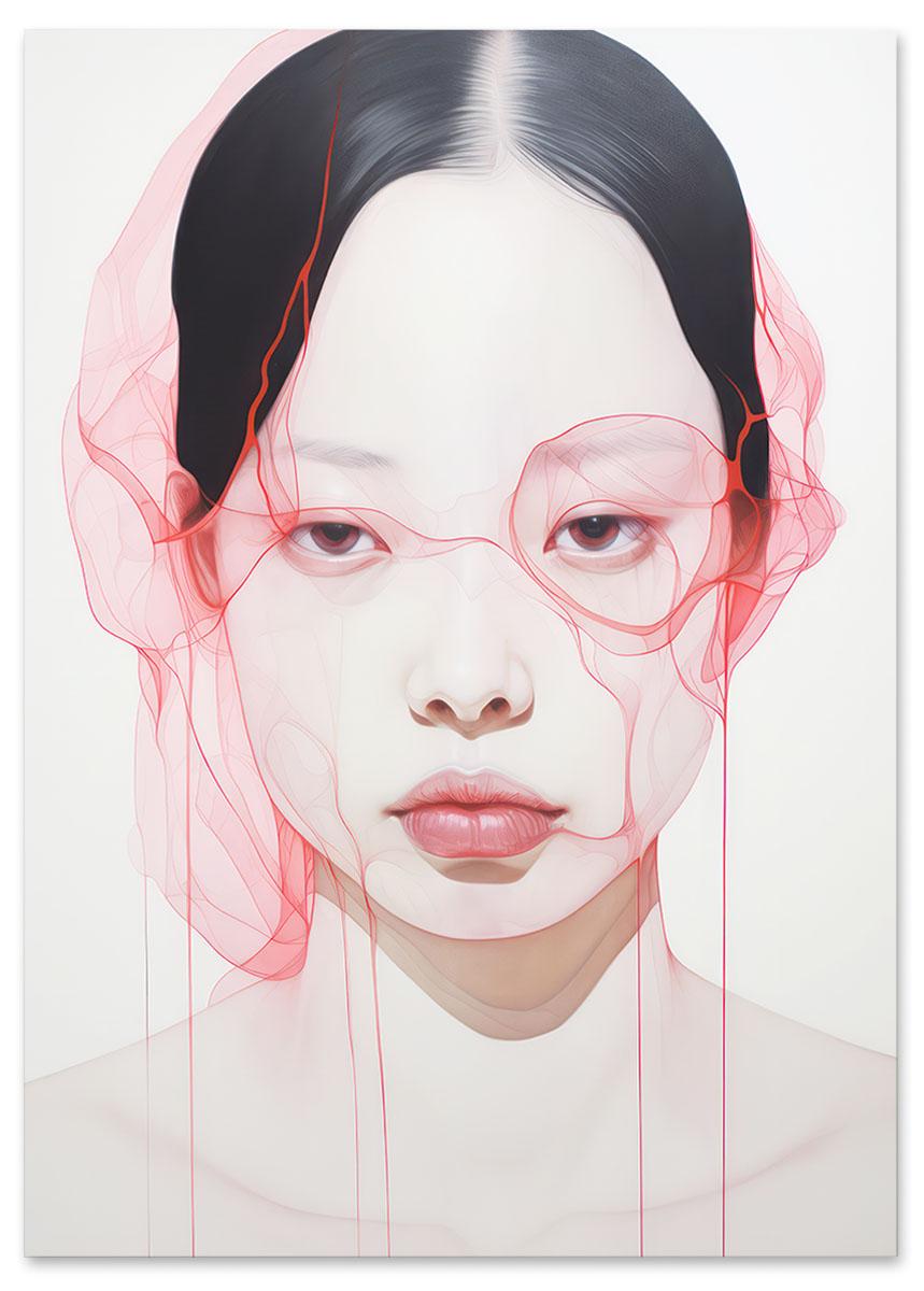 

Plakat jasny portret nowoczesny obraz 30x40 cm