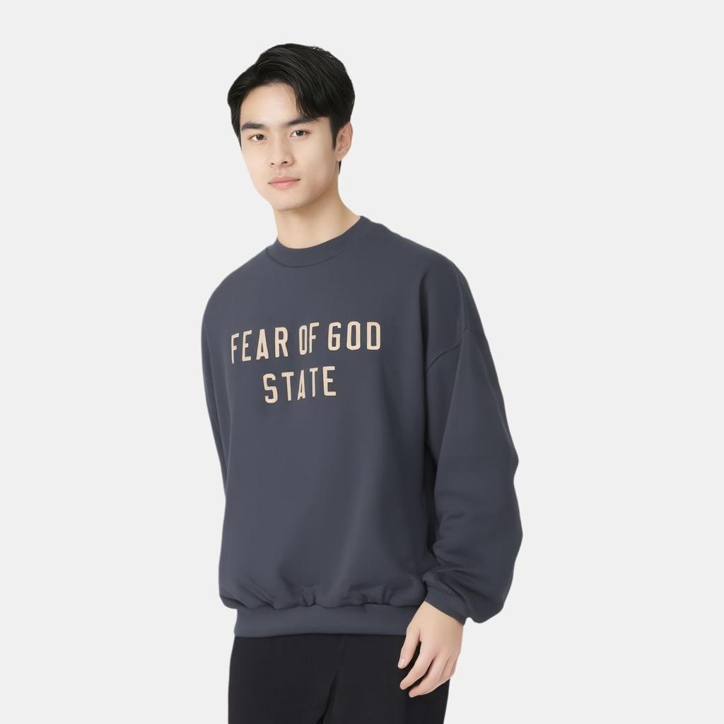 Fear of God Essentials Heavy Fleece Sweatshirt 'Marine' Men's 192HO246234F