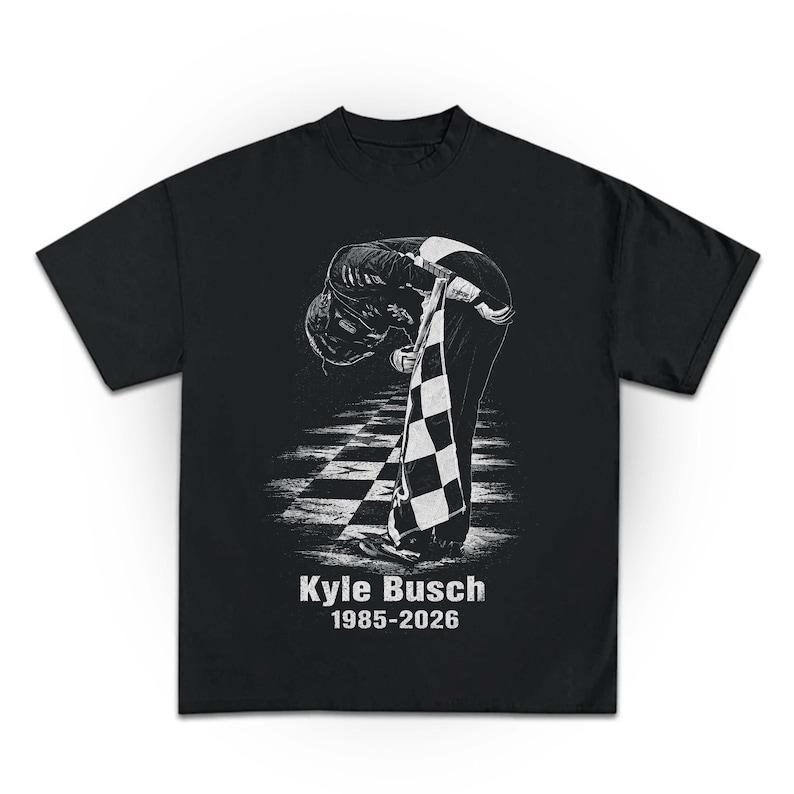 Kyle Busch Tribute Shirt, Rowdy Legend Memorial Tee, RIP Rowdy Shirt, Vintage Car Racing Tribute Top 7 0 0 4XL