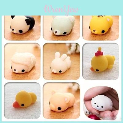 Tpr Soft Rubber Animal Stress Relief Toy With Small Figure For Kids And Collectors