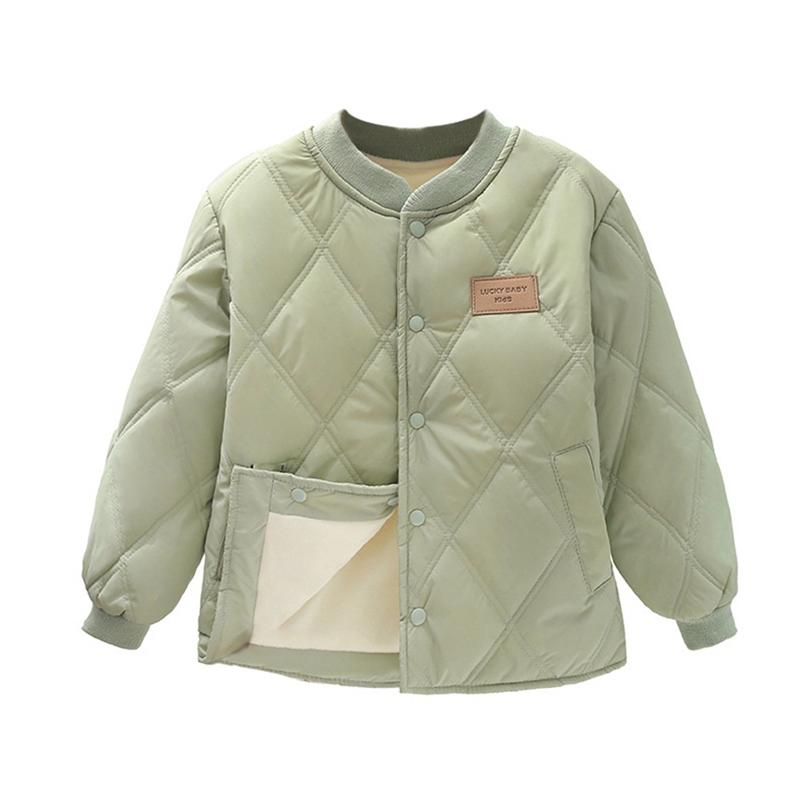 

5-14 Years Kids Warm Coat Button Jacket 120