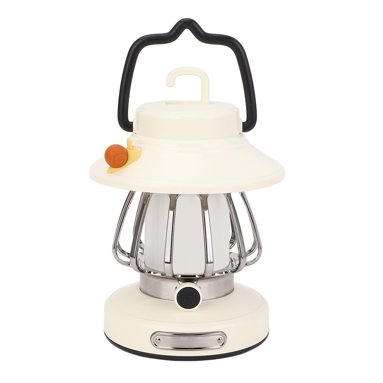 

Белый Улитка Электрический Кемпинговый Фонарь Портативный Перезаряжаемый 3 Цвета Света Для Кемпинга На Открытом Воздухе