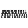 1 Set 39pcs Shape Style Hole Hollow Cutter Punch Leather Craft DIY Tool Metal