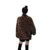 Herbst und Winter neue Baumwolle verdickte Leopardenmusterjacke locker Retro Plüschmantel Damen flauschiger Mantel Tide