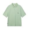 Loose Fit Letter Short Sleeve Polo Shirt Men Tops APLW443-1