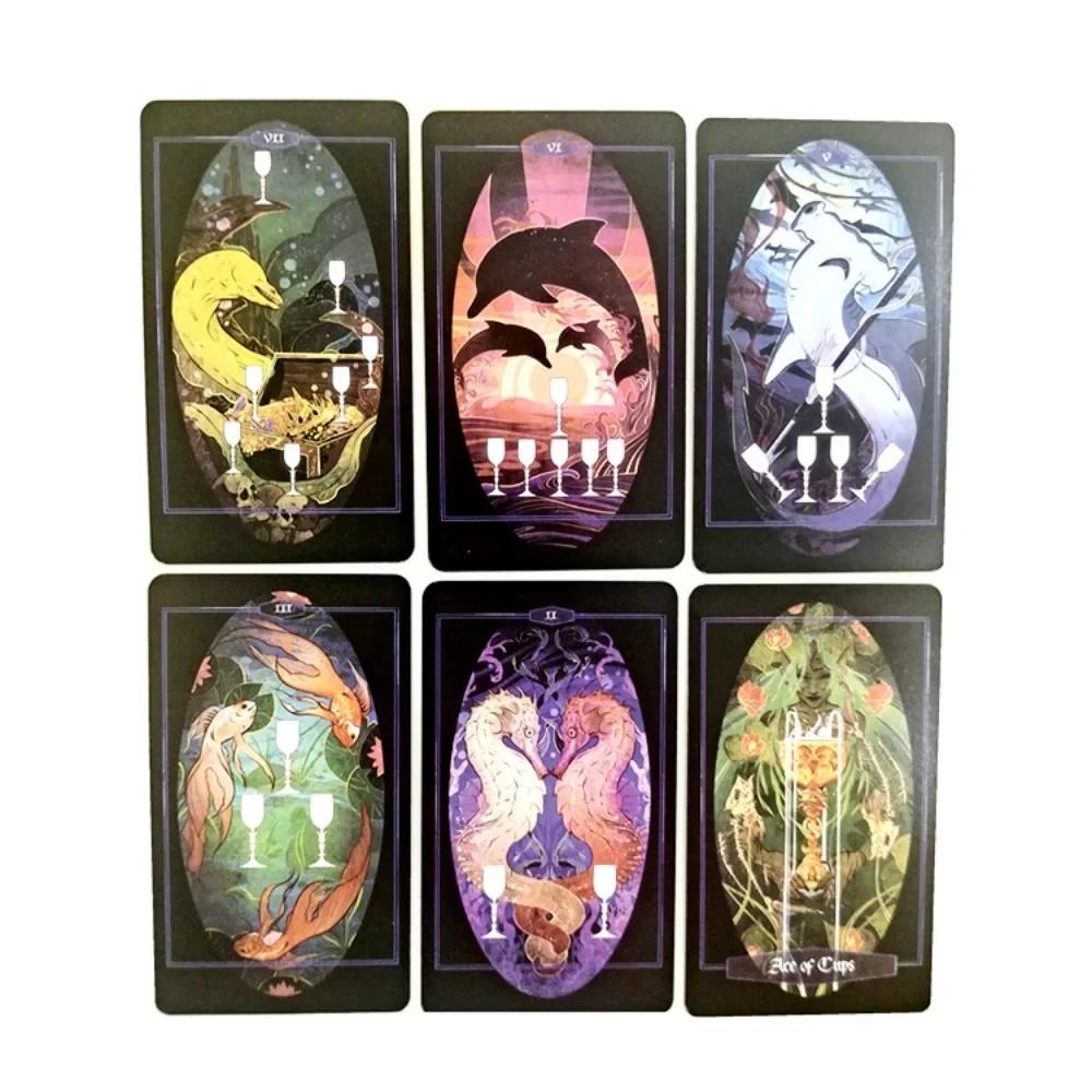 Kinder von Litha Tarotkarten Ein 78-Karten Orakel Englisch Visions Wahrsageausgabe Brettspiel