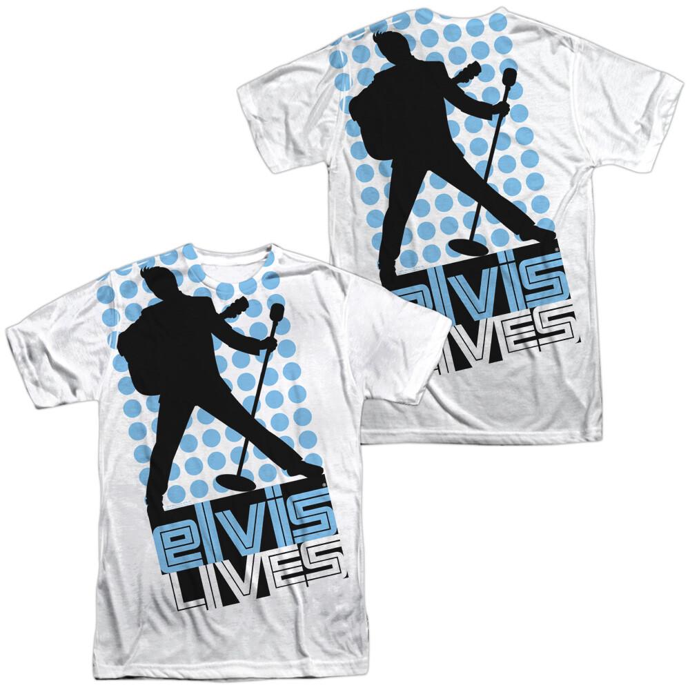 Elvis Livin Large Dye Sublimation T-Shirt L