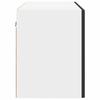 Wall Cabinet PORTO 2 pcs Black Engineered Wood