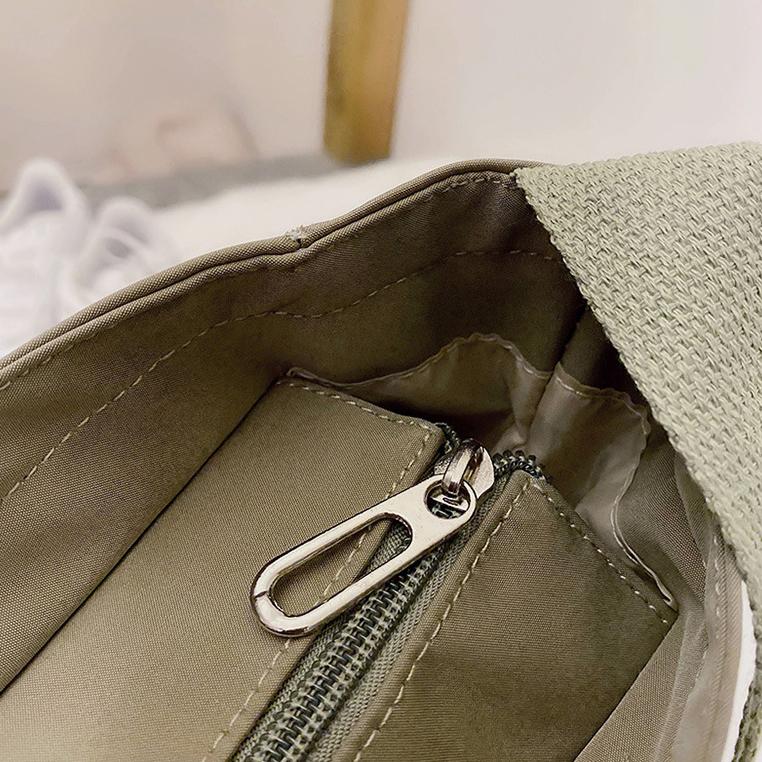 Genți de pânză pentru femei Shopper Genți de mână cu fermoar simple, nailon, impermeabile, de mare capacitate, genți de umăr unice