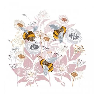 Summer Thornton Woodland Nature Bees Print