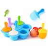 Popsicle Molds for Kids Reusable Ice Pop Mold with Sticks Homemade Mini Toddler Popsicle Mold BPA-Free Food-Grade Non-Stick Tray