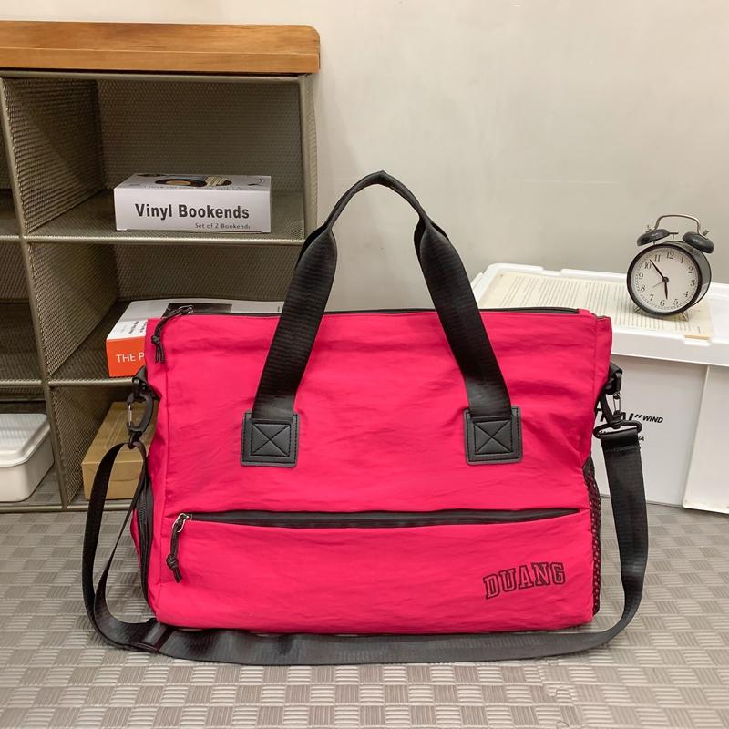 Herren-Kurzstreckenreisetasche mit Trocken-/Nasstrennung, leichte Gepäcktasche, tragbare Fitnesstasche mit großem Fassungsvermögen für Damen mit getrennten Schuhtaschen