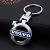 Calfskin Car Keychain Zinc Alloy Auto Keyring Accessories For Volvo C70 S60 S80 S90 T6 V50 V60 V70 V90 XC40 XC60 XC70 XC90