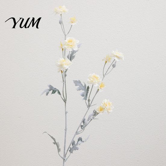 Lifelike Faux Botanicals Artificial Camellia Flowers, Realistic Fake Silk Bendable Stem Blooms Flower Stems for Home Vase Floral Arrangement