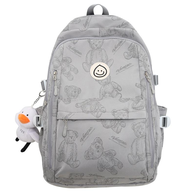 New schoolbag female college students lightweight weight backpack high junior high school students large capacity backpack