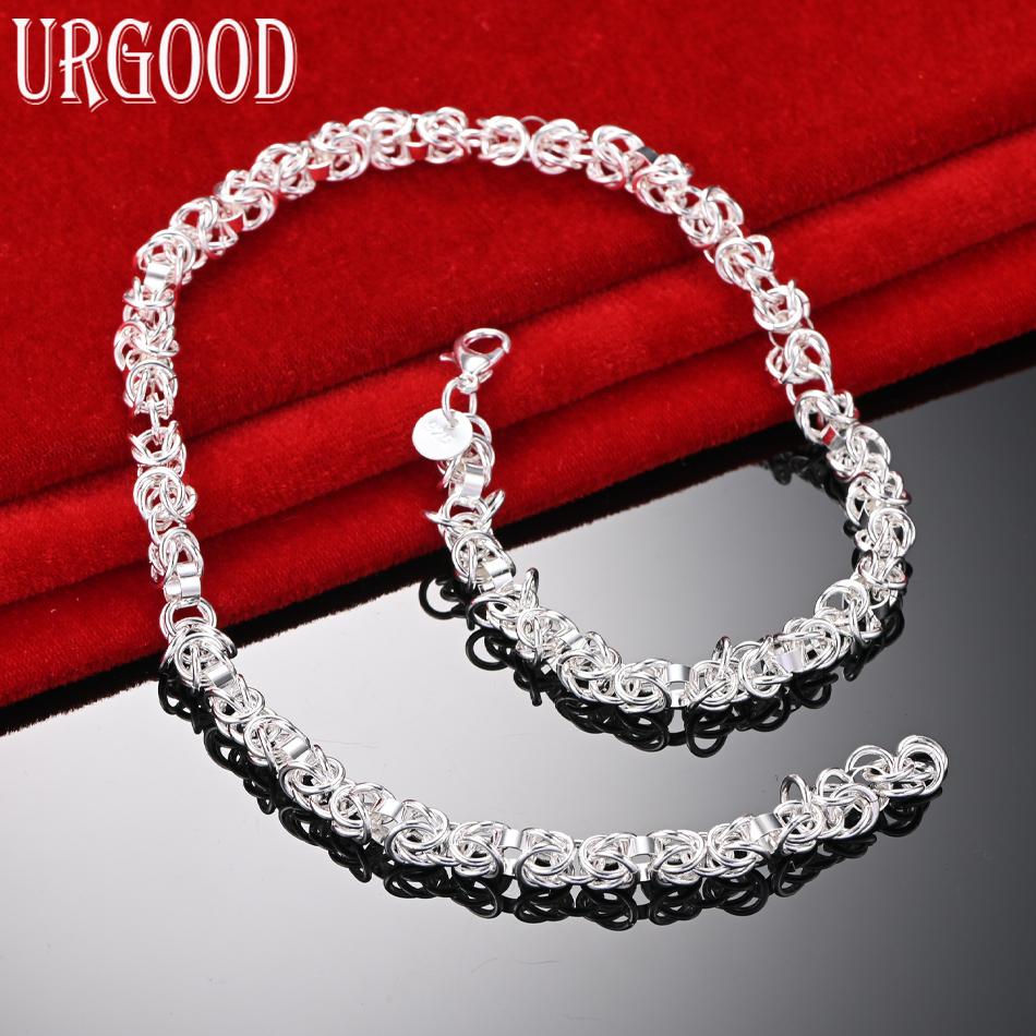 Srebro Próby 925 Biżuteria Ślubna Modny Naszyjnik