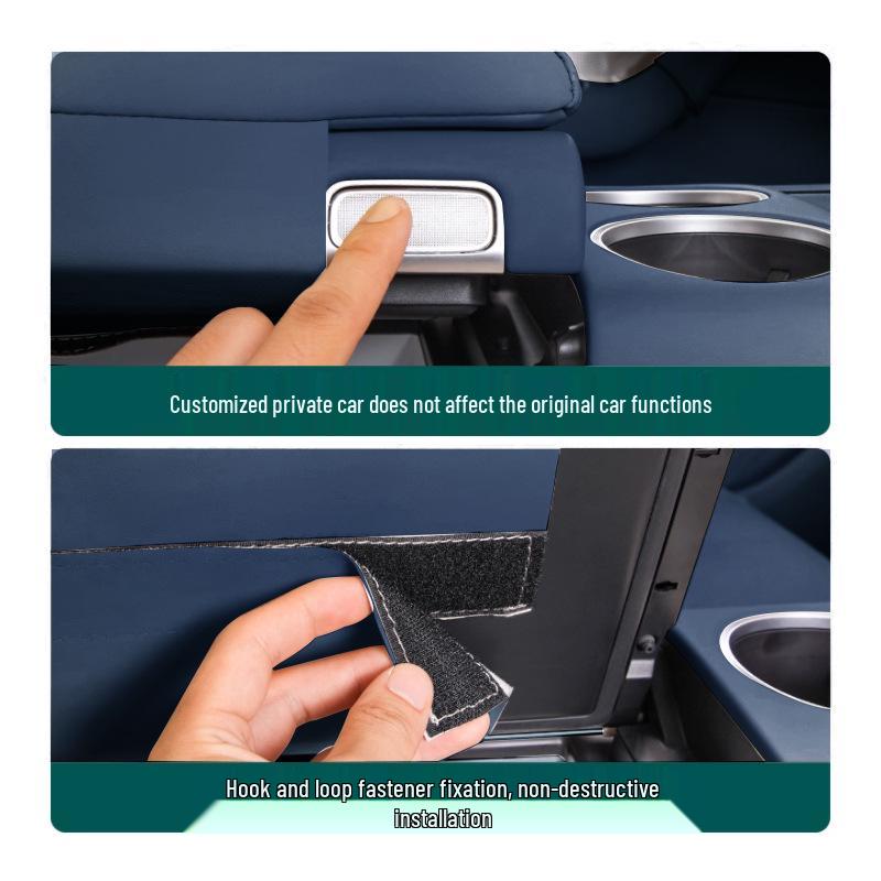 Lantu FREE Armrest Box Protective Pad: Fits 26 Models, Enhanced Leather Central Armrest Cover
