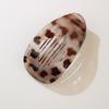 Diamond-shaped Flat Oval Hairpin, Duckbill Hairpin for Back of Head Bun, Elegant Shark Hairpin