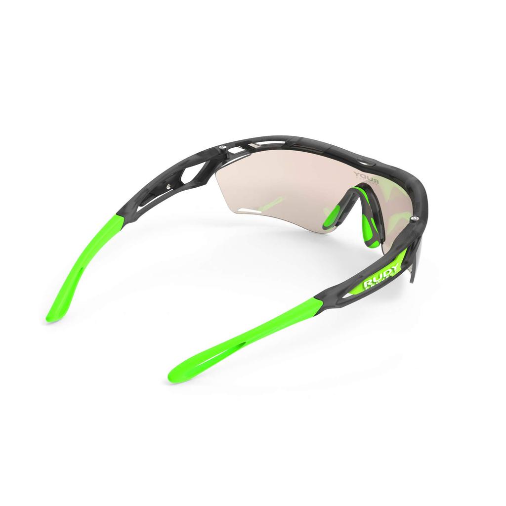 Rudy Project TRALYX SLIM Sports Sunglasses for Road and Features an Ice Graphite Frame with Impact X2 Photochromic Laser Brown Lenses Bikes, Cycling,