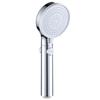 Handheld Shower Head Kit 3 Functions Chrome Shower Head with Hose and Bracket Modern Design Easy Installation Bathroom