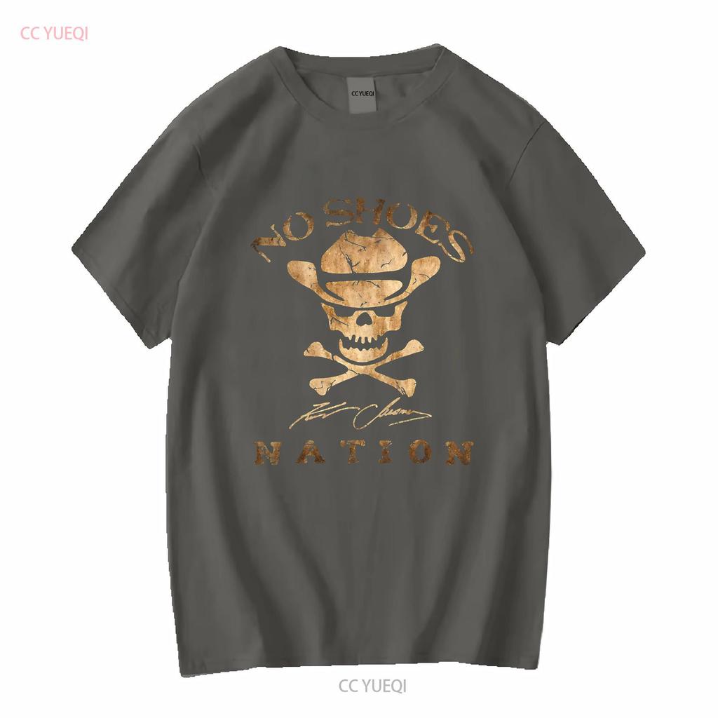 Live In No Shoes Nation Kenny Chesney T Shirt Everybody Wants To Go Heaven Long Or Short Sleeves Vintage Washed
