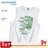 Jeanswest Men's Pure Cotton Graphic Tank Top