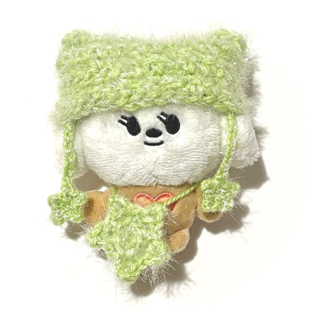 

[USED] Pullbatu BamGoo Keyring Plush Clothes Cat Ear Hat Star Pochette Beomgyu TXT