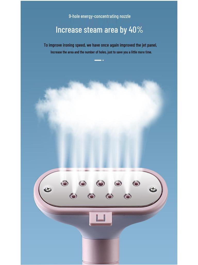 Défroisseur Vapeur Multifonctionnel Haute Puissance: Fer à repasser vertical/portatif de grande capacité (Norme UE/Royaume-Uni)