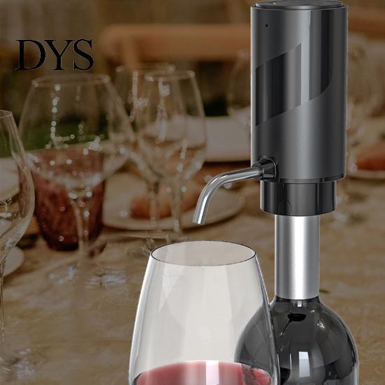 Fast Wine Decanter Electric Durable Rechargeable Aerator Dispenser Automatic Pourer for Home Party Breather
