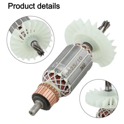 6 zubů Rotor GBH2 26 GBH2 26E/RE GBH2 26DRE Armatura Vysoké kvality Kotva Motor Pro Příslušenství k Elektrickému Nářadí Náhradní