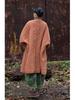 Women's Winter Quilted Ramie Cotton Coat - Vagabond Zen Style Robe