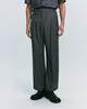 Sinkia Wool Blend Buckle Detail Trousers Steel Grey