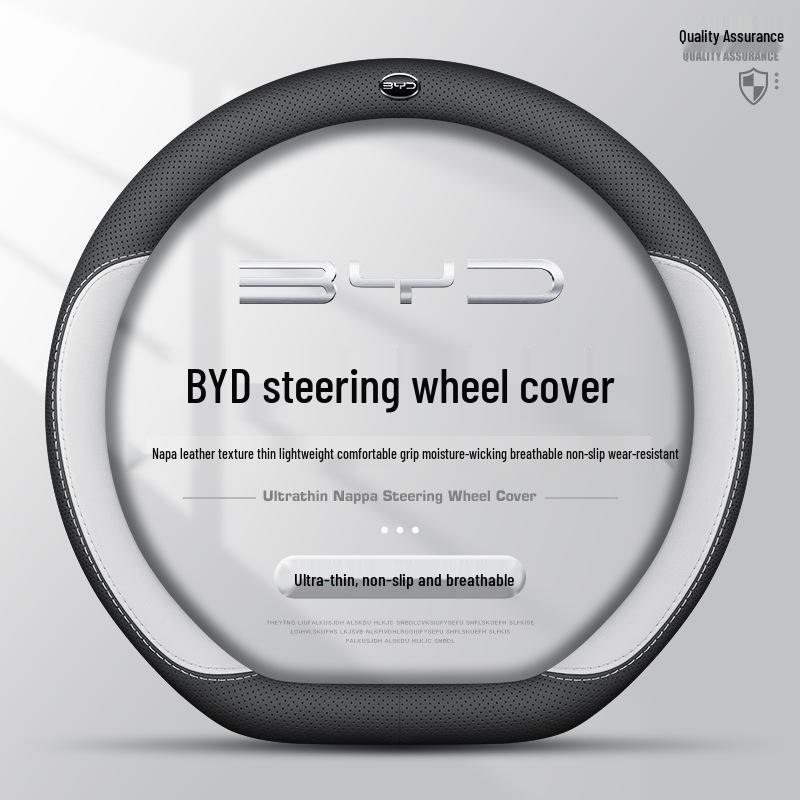 BYD Qin PLUS Seagull Song Seal Dolphin Yuan Sea Lion Han Car Steering Wheel Genuine Leather Cover