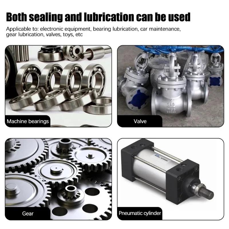 10/12pc Universal Waterproof Food Grade Lubricant Gear Tube Bearing Sealant Tire Valve Grease O-ring Spark Plug Silicone Grease Tools