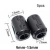 5 Stück Ferritkern-Kabelring-Drosselperle RFI EMI-Rauschunterdrücker-Filter für Netzkabel USB-Antenne Audiokabel 3,5/5/7/9/13mm