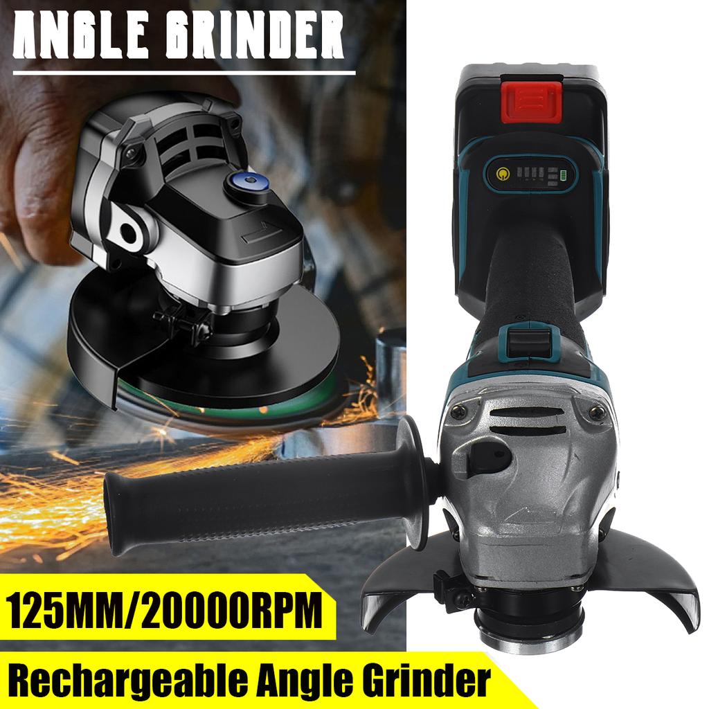 125 mm Akku-Winkelschleifer, Schneidemaschine, 1 oder 2 Lithium-Ionen-Akku-Maschine, elektrischer Schleifer, Elektrowerkzeug
