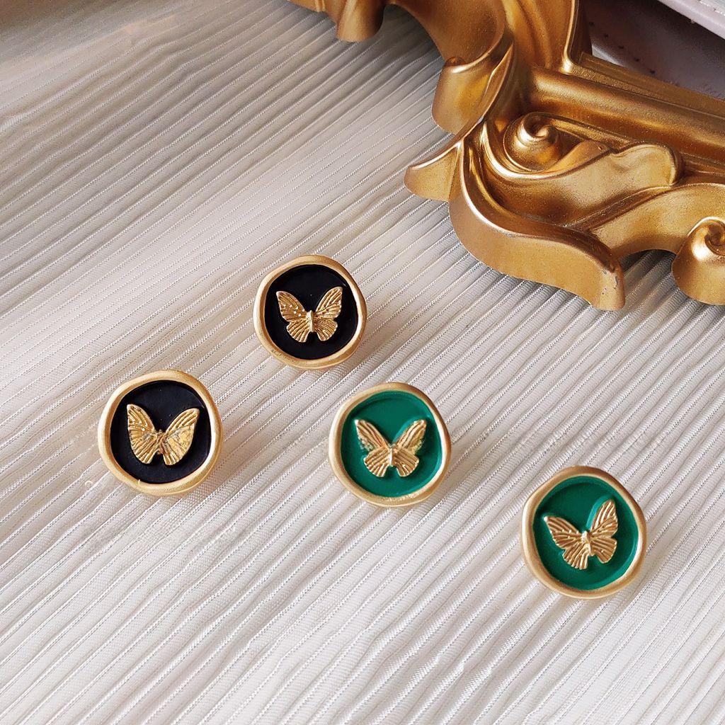 Sommer Schmetterling 925 Silbernadel Ohrringe - Süßer Japanischer & Koreanischer Stil für Frauen