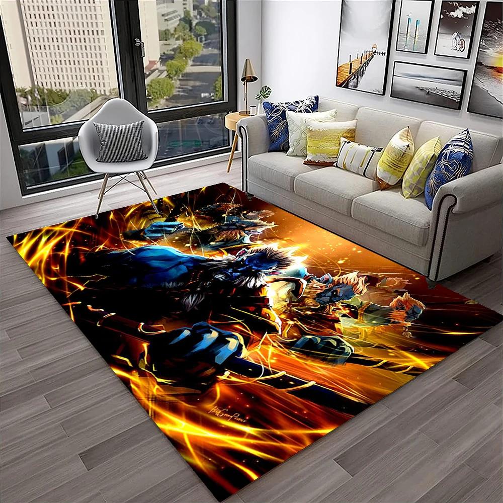 3D Klassiker Spiel Dota2 Gamer HD Teppich für Zuhause Wohnzimmer Schlafzimmer Sofa Fußmatte Dekor, Kinder Spielbereich Teppich Rutschfeste Bodenmatte