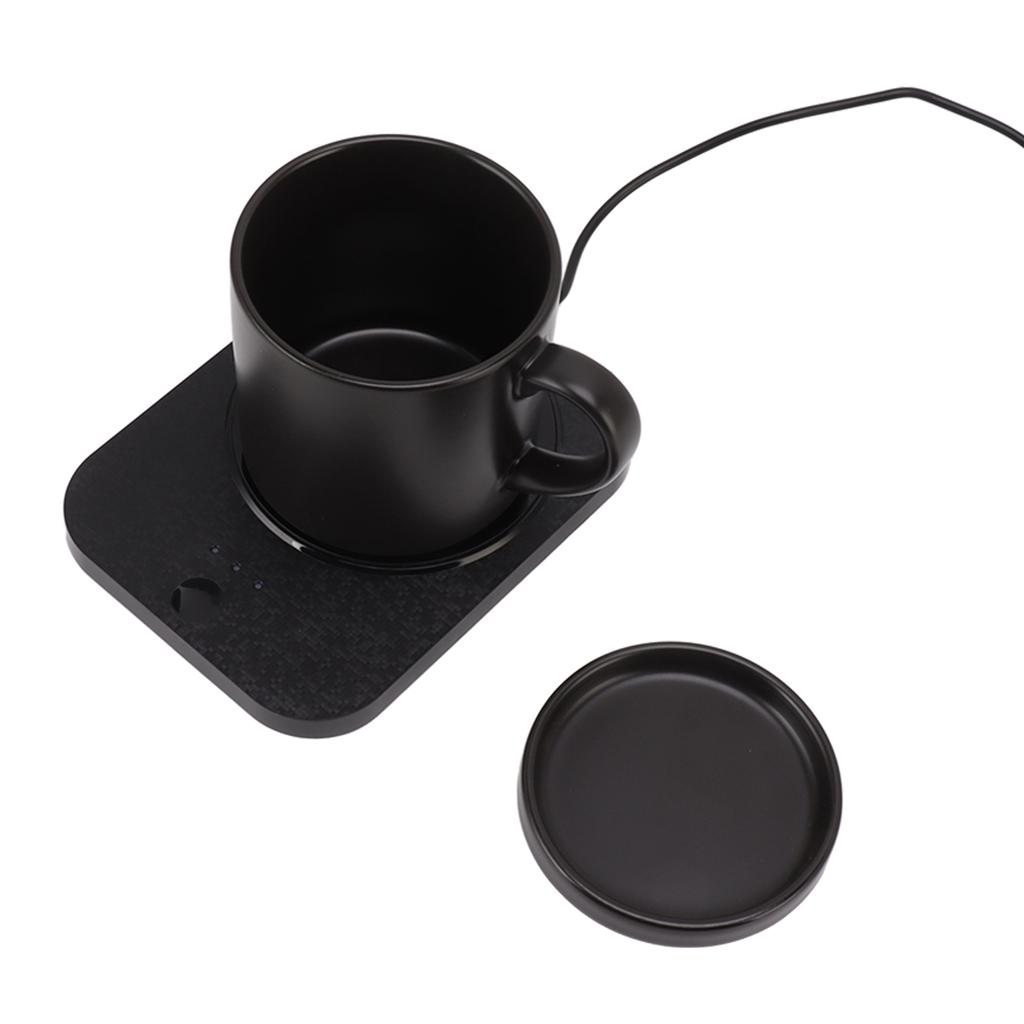 55 celsius  Mug Warmer USB Powered Milk Cup Warmer with 3 Temperature Settings for Home and Office Desk Use