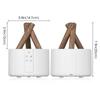Aromatherapy Diffuser with Wooden Stick-remote Control, White Noise, Air Humidifier Warming Function and 7-color LED Light.