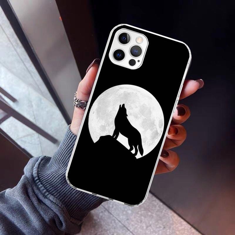 Angry Animal Wolf Fierce Phone Case For iPhone 17 Air 16 15 Pro Max 14 Plus 13 Mini 12 11 Cover 7 8 SE Silicone Shell Print Fund