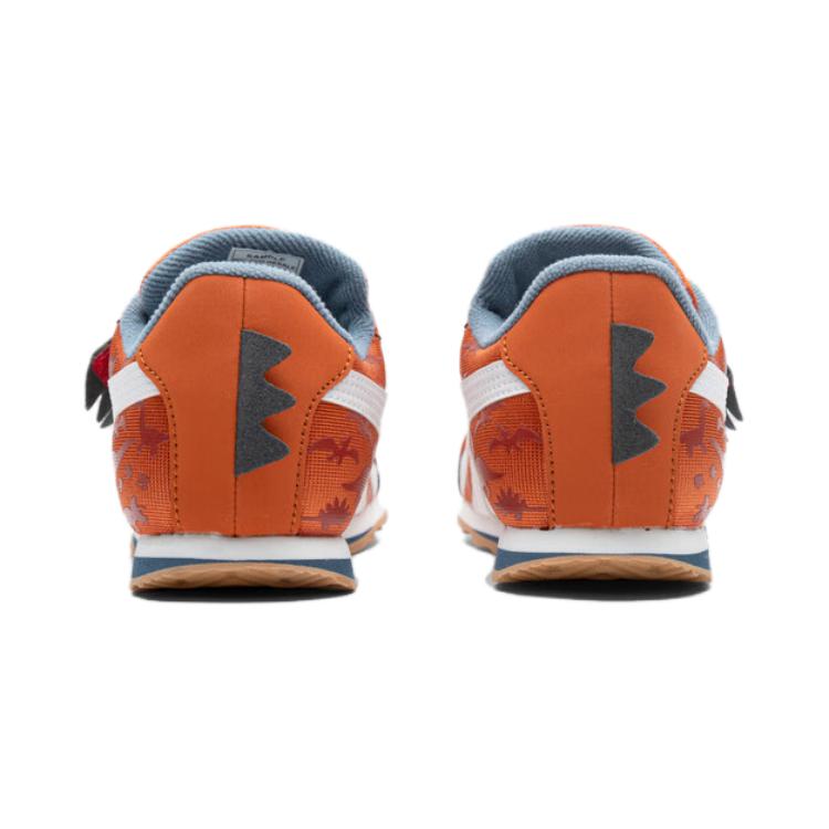 Asics Idaho Comfortable Soft Sole Kids Casual Shoes Kids Casual Shoes Orange White Gray 1144A361-800