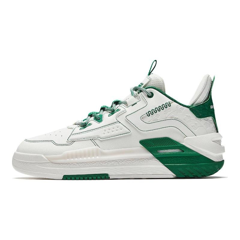 Anta Badao men low-top skate shoes papyrus white turquoise synthetic leather comfortable 912618003Q-1 43