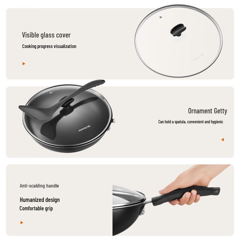 Joyoung 30cm Non-Stick Low-Smoke Wok