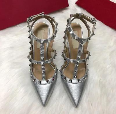 Fashion Women Sandals Pointed Designer Female Ladies Luxury Sexy Rivets Woman Sandals Super 6 8 10cm High Heels Wedding Shoes for Women