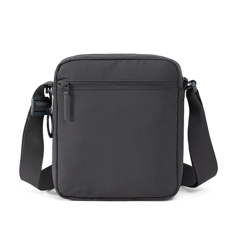 Men's Shoulder Bag Vertical Crossbody Bag Solid Color Nylon Bag