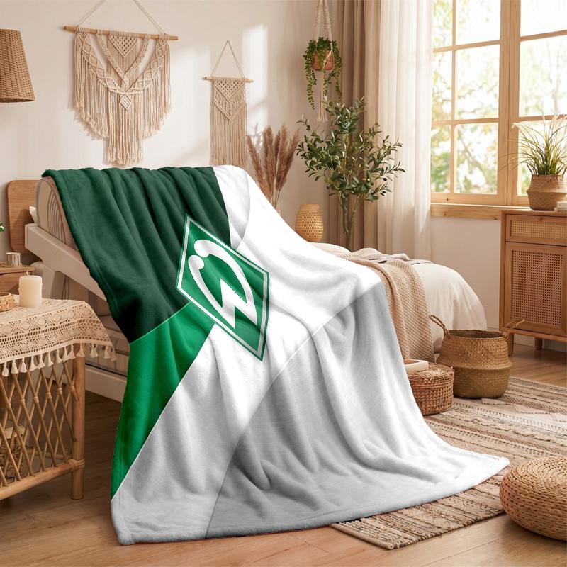 Werder Bremen Fußball Print Flanelldecke Weich Warm Sofa Bett Überwurfdecke Für Zuhause Büro Schlafzimmer