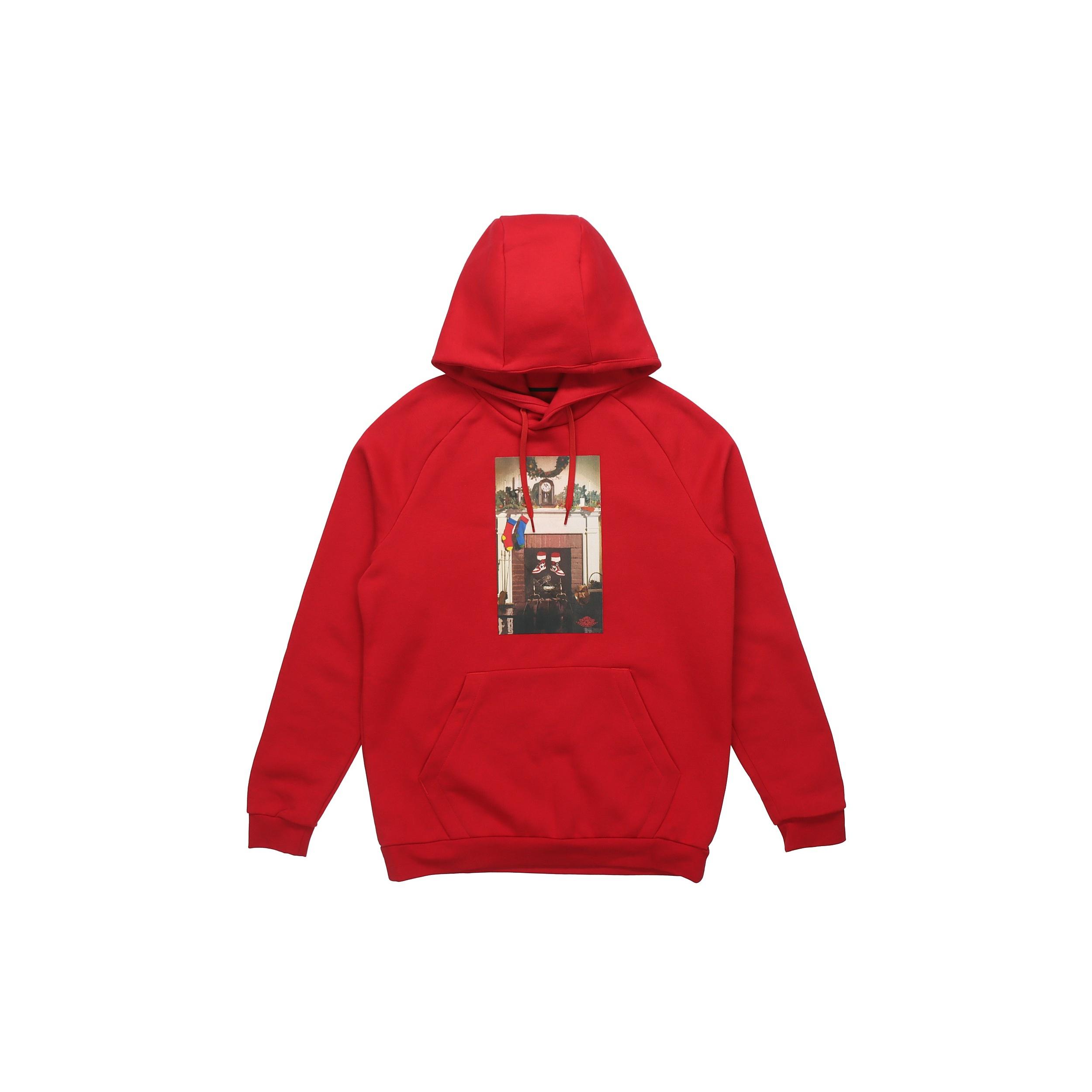 Air Jordan Jumpman Chimney Printing Fleece Pullover Red Men s CT4886-687 L