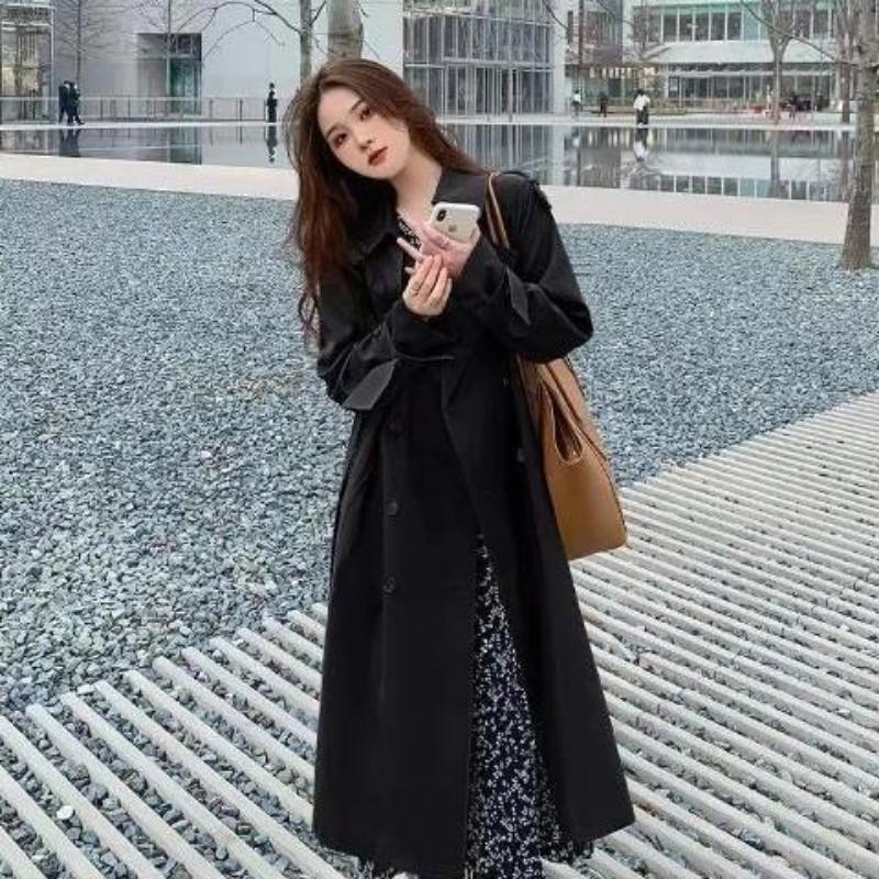 Fashionable Long Trench Coat, Elegant Trench Coat for Women