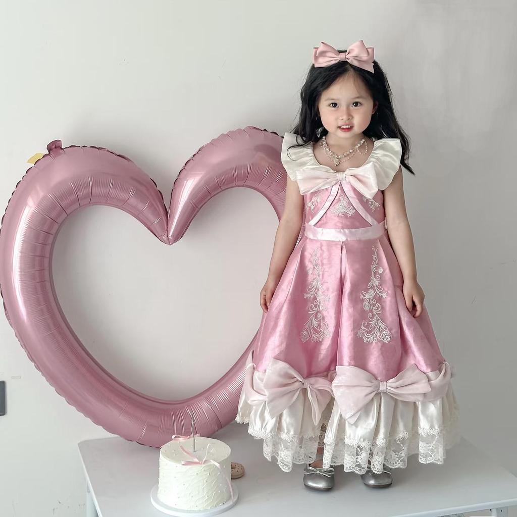 Pink Heart Photo Frame Balloon for Children's Party Decoration